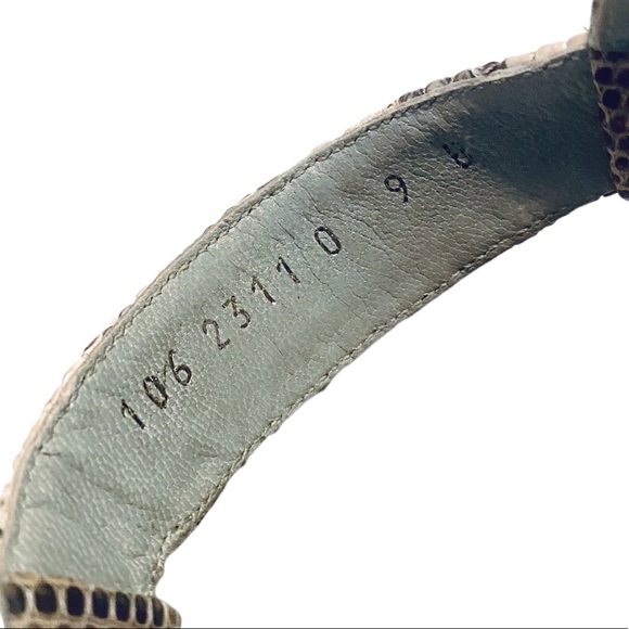 SOLD! 💯 Auth GUCCI Python T-strap Sandals - Picture 12 of 13